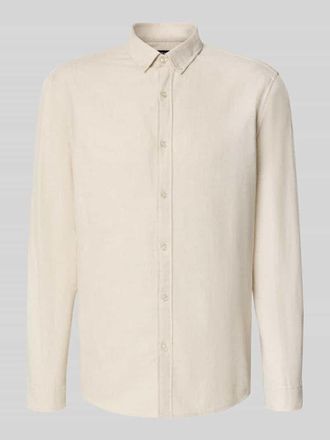 Mc Neal Regular Fit Freizeithemd mit Button-Down-Kragen in Sand, Größe XXXL