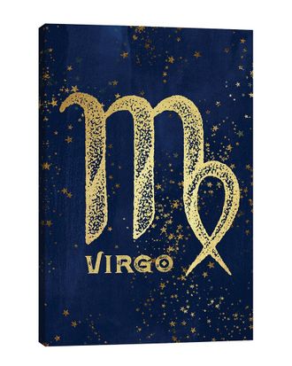 iCanvas Icanvas Virgo Zodiac Sign By Nature Magick Wall Art