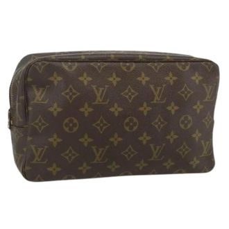 Louis Vuitton Pre-owned Bags, female, Brown, Size: ONE SIZE Pre-owned Monogram Canvas Clutch