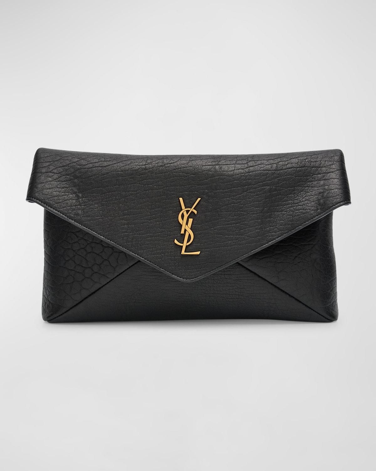 CASSANDRE UPTOWN CLUTCH LAURENT SAINT BLACK クラッチバッグ