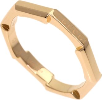 Gucci Pink Gold Pink Gold (18K) Band Ring (Pre-Owned)