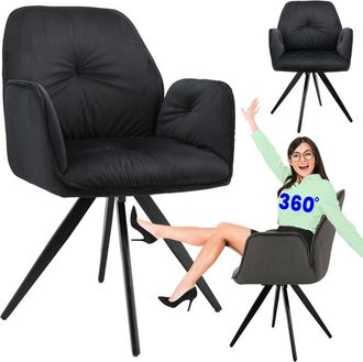 OEM Silla Giratoria Perla, Negra