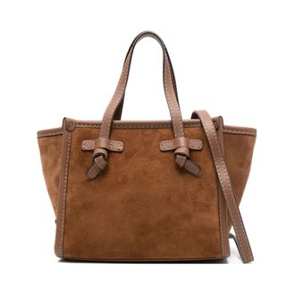 Gianni Chiarini Bolso Shopper de Cuero Marr&oacute;n - Bags - Mujer - Marr&oacute;n - ONE SIZE