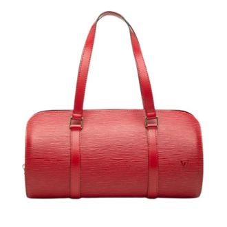 Louis Vuitton Pre-owned Handbags, female, Red, Size: ONE SIZE Pre-owned Soufflot Handbag