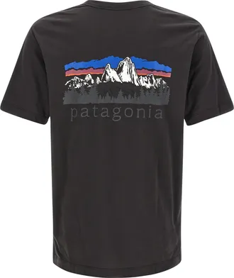 Patagonia Fitz Roy T-Shirt - Black