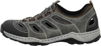 Rieker Outdoor Schoenen - Heren - Sport - Zwart - Maat: 43 EU Leer