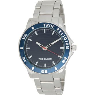 True Religion Quartz Bracelet Watch, 43mm in Silver/Black at Nordstrom Rack