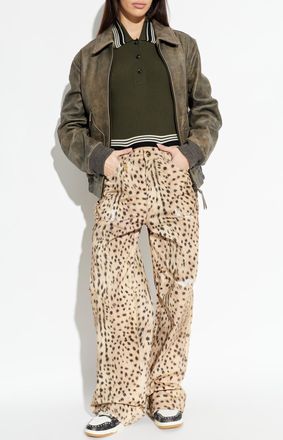 Amiri Wool Polo, Womens, Green