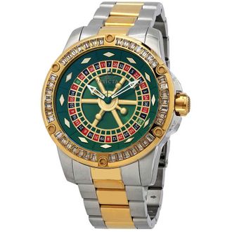 Invicta Specialty Casino Automatic Crystal Green Dial Mens Watch 28716