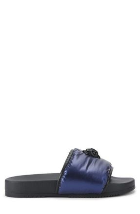 Kurt Geiger Eagle Slide Sandal in Navy at Nordstrom, Size 10