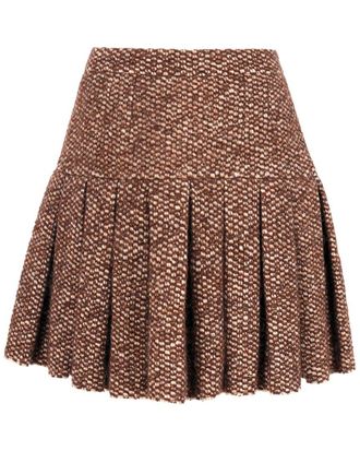 Dolce & Gabbana Pleated Mini Skirt, Size Eu, 44 (Authentic Pre-Loved)