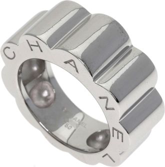 Chanel Camellia Band Ring (Pre-Owned)