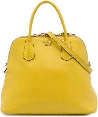 Prada Pre-owned Prada Large Saffiano Cuir Dome Satchel Ladies ICL90XQE4QW2J4A9