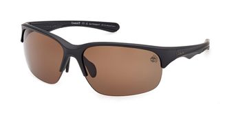 Timberland TB00082 Polarized 02H Mens Sunglasses Black Size 67