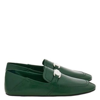 Ferragamo Elaine New Vara Buckle Loafers, Size 10 C