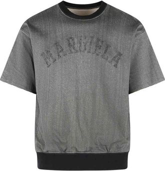 Maison Margiela Viscose And Grey Cotton T-Shirt