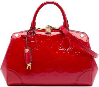 Louis Vuitton Pre-owned Santa Monica - Dames - Vintage Handtas - Rood - ONE Size - Leer - Vintage