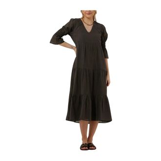 Ruby Tuesday Kleedjes, Dames, Groen, 4Xs, Imala Midi Jurk