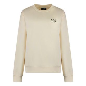 A.P.C. Standard Rue Madame Katoenen Sweatshirt - Dames - Sweatshirts - Beige - S - Katoen - Hoodies & sweatvesten