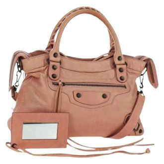Balenciaga Pre-owned Handbags, female, Pink, Size: ONE SIZE Pre-owned Vintage Hand Bag