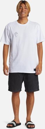 Quiksilver Mens Quiksilver Mens Alex Kopps Can Graphic Print Short Sleeve T-Shirt - White - Size: 38