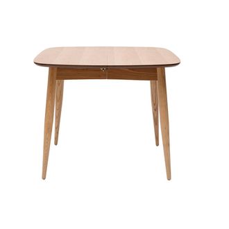 Miliboo Mesa De Comedor Extensible Fresno Natural L90-130 Cm Nordeco