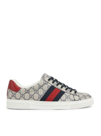 Gucci ACE MENS SNEAKER WITH WEB DETAIL - Gucci - Man