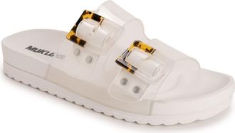 Muk Luks Womens Grand Cayman Sandal in Clear at Nordstrom, Size 10