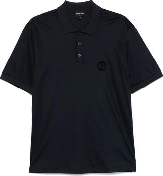 Giorgio Armani Logo-embossed Polo Shirt