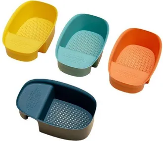 No Brand Juego De 4 Cestas Escurridoras Para Fregaderos Y Lavabos (verde, Azul, Naranja, Amarillo)
