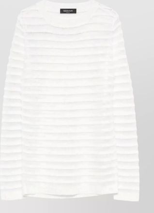 Fabiana Filippi striped sequin long-sleeve jumper