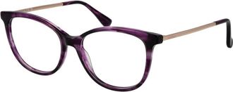 Max Mara Paarse Dames Optische Monturen Ovaal Volledig omrand - Dames - Brillen - Paars - ONE Size - Accessoires