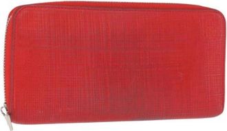 Loewe Pre-owned Leather Wallet - Dames - Vintage Accessoires - Rood - ONE Size - Leer - Vintage