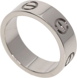Cartier Love White Gold (18K) Band Ring (Pre-Owned)
