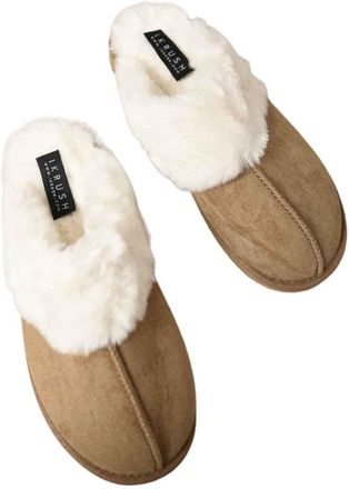 Ikrush Fuzzy Faux Fur Lined Slip-on Slipperscasual Low Regular Regular casual