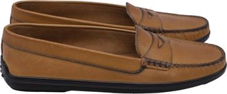 Tod's Tods Penny Loafers in Brown Leather
