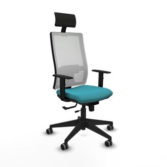 Piqueras y Crespo Silla De Oficina Con Cabecero Piqueras Y Crespo 1d066g1 Turquesa