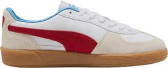 Puma Palermo leren sportschoenen voor heren (Wit, Rood)