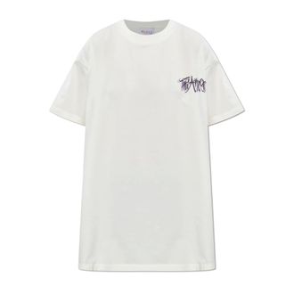 The Attico T-Shirts, female, White, Size: 2XS Il Primo Bagno T-Shirt