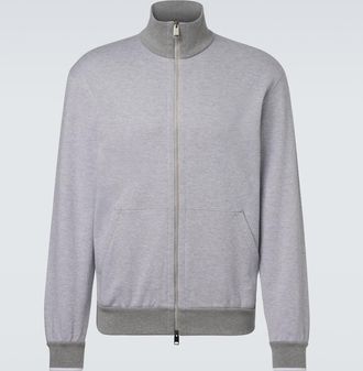 Brioni Cotton-blend track jacket