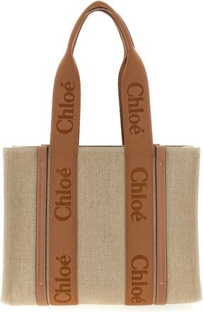 Chlo&eacute; Natural/Brown Woody Medium Tote