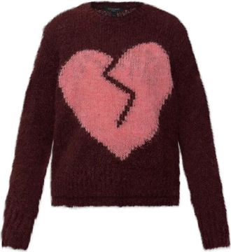 AllSaints Luvheart trui met hart-intarsia - Rood