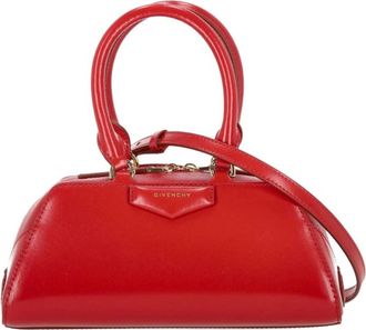 Givenchy Rode Top Handvat Schoudertas - Dames - Handtassen - Rood - ONE Size - Tassen