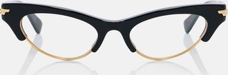 Bottega Veneta Fashion Show cat-eye glasses