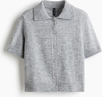 H&M Feinstrick-Cardigan - Grau