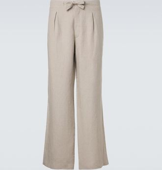 St&ograve;ffa St&ograve;ffa Linen straight pants