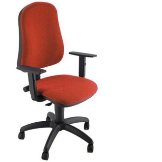 OEM Silla Operativa Volga Simpel Roja Reposabrazos Ajustables Un