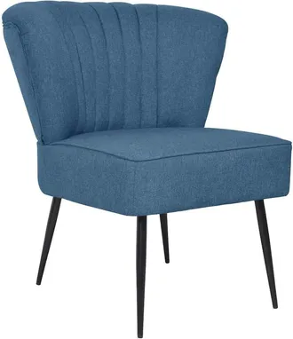 vidaXL Vidaxl - Sill&oacute;n De C&oacute;ctel Tela Azul