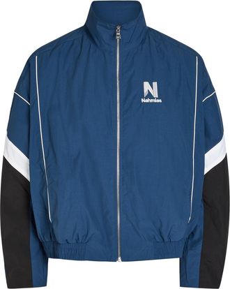 Nahmias Warm Up Panelled Shell Jacket - Blue - XL