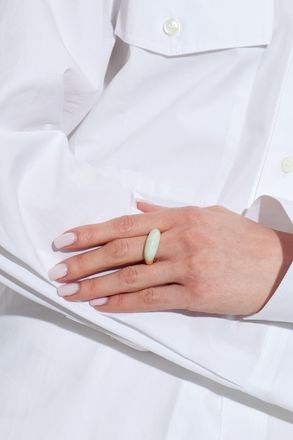 LI&Eacute; STUDIO Beatrice Ring With Semi-precious Stone, Womens, Gold